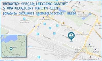 PORADNIA CHIRURGII STOMATOLOGICZNEJ - DENTALCARE MARCIN KELM - UL. PIASTOWSKA 31/1,  BRZEG