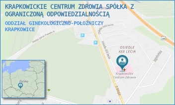 ODDZIAŁ GINEKOLOGICZNO-POŁOŻNICZY - KRAPKOWICKIE CENTRUM ZDROWIA SPÓŁKA Z OGRANICZONĄ ODPOWIEDZIALNOŚCIĄ - UL. OŚ. XXX-LECIA 21,  KRAPKOWICE