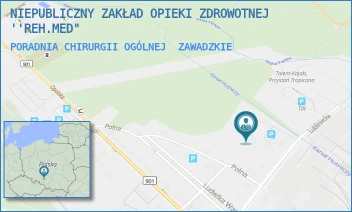 PORADNIA CHIRURGII OGÓLNEJ - NIEPUBLICZNY ZAKŁAD OPIEKI ZDROWOTNEJ ''REH.MED" - UL. LUBLINIECKA 7,  ZAWADZKIE