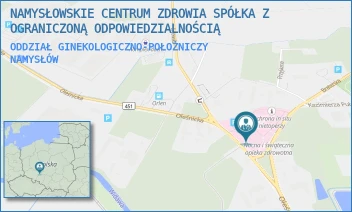 ODDZIAŁ GINEKOLOGICZNO-POŁOŻNICZY - NAMYSŁOWSKIE CENTRUM ZDROWIA SPÓŁKA Z OGRANICZONĄ ODPOWIEDZIALNOŚCIĄ - UL. OLEŚNICKA 4,  NAMYSŁÓW