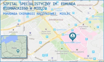 PORADNIA CHIRURGII NACZYNIOWEJ - SZPITAL SPECJALISTYCZNY IM. EDMUNDA BIERNACKIEGO W MIELCU - UL. ŻEROMSKIEGO 22,  MIELEC