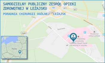 PORADNIA CHIRURGII OGÓLNEJ - SAMODZIELNY PUBLICZNY ZESPÓŁ OPIEKI ZDROWOTNEJ W LEŻAJSKU - UL. LEŚNA 22,  LEŻAJSK
