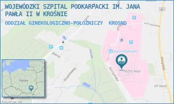 ODDZIAŁ GINEKOLOGICZNO-POŁOŻNICZY - WOJEWÓDZKI SZPITAL PODKARPACKI IM. JANA PAWŁA II W KROŚNIE - UL. KORCZYŃSKA 57,  KROSNO