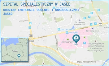 ODDZIAŁ CHIRURGII OGÓLNEJ I ONKOLOGICZNEJ - SZPITAL SPECJALISTYCZNY W JAŚLE - LWOWSKA 22,  JASŁO