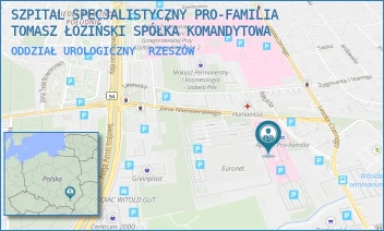 ODDZIAŁ UROLOGICZNY - SZPITAL SPECJALISTYCZNY PRO-FAMILIA TOMASZ ŁOZIŃSKI SPÓŁKA KOMANDYTOWA - UL. WITOLDA 6B,  RZESZÓW