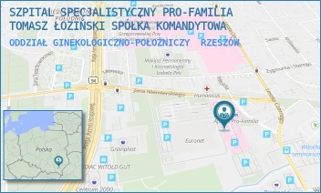 ODDZIAŁ GINEKOLOGICZNO-POŁOŻNICZY - SZPITAL SPECJALISTYCZNY PRO-FAMILIA TOMASZ ŁOZIŃSKI SPÓŁKA KOMANDYTOWA - UL. WITOLDA 6B,  RZESZÓW