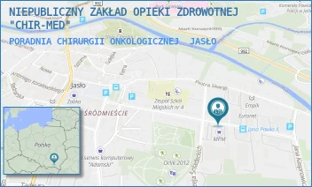 PORADNIA CHIRURGII ONKOLOGICZNEJ - NIEPUBLICZNY ZAKŁAD OPIEKI ZDROWOTNEJ "CHIR-MED" - UL. JANA PAWŁA II 35,  JASŁO