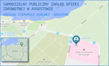 ODDZIAŁ CHIRURGII OGÓLNEJ - SAMODZIELNY PUBLICZNY ZAKŁAD OPIEKI ZDROWOTNEJ W AUGUSTOWIE - SZPITALNA 12,  AUGUSTÓW
