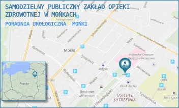 PORADNIA UROLOGICZNA - SAMODZIELNY PUBLICZNY ZAKŁAD OPIEKI ZDROWOTNEJ W MOŃKACH - ALEJA NIEPODLEGŁOŚCI 9,  MOŃKI