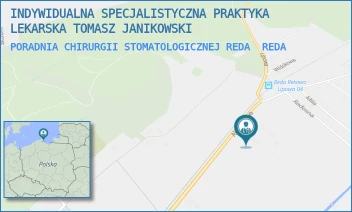 PORADNIA CHIRURGII STOMATOLOGICZNEJ REDA - INDYWIDUALNA SPECJALISTYCZNA PRAKTYKA LEKARSKA TOMASZ JANIKOWSKI - UL. ALEJA LIPOWA 66,  REDA