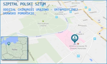 ODDZIAŁ CHIRURGII URAZOWO - ORTOPEDYCZNEJ - SZPITAL POLSKI SZTUM - B. CHROBREGO 4,  DRAWSKO POMORSKIE