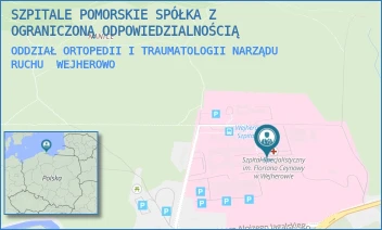 ODDZIAŁ ORTOPEDII I TRAUMATOLOGII NARZĄDU RUCHU - SZPITALE POMORSKIE SPÓŁKA Z OGRANICZONĄ ODPOWIEDZIALNOŚCIĄ - UL. DR. ALOJZEGO JAGALSKIEGO 10,  WEJHEROWO