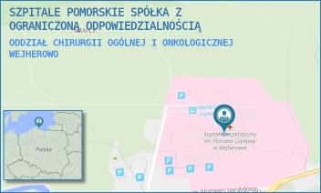 ODDZIAŁ CHIRURGII OGÓLNEJ I ONKOLOGICZNEJ - SZPITALE POMORSKIE SPÓŁKA Z OGRANICZONĄ ODPOWIEDZIALNOŚCIĄ - UL. DR. ALOJZEGO JAGALSKIEGO 10,  WEJHEROWO