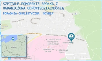 PORADNIA OKULISTYCZNA - SZPITALE POMORSKIE SPÓŁKA Z OGRANICZONĄ ODPOWIEDZIALNOŚCIĄ - UL. HUZARSKA 1,  GDYNIA