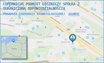 PORADNIA CHIRURGII STOMATOLOGICZNEJ - COPERNICUS PODMIOT LECZNICZY SPÓŁKA Z OGRANICZONĄ ODPOWIEDZIALNOŚCIĄ - AL. ZWYCIĘSTWA 39,  GDAŃSK