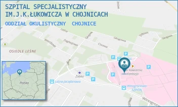 ODDZIAŁ OKULISTYCZNY - SZPITAL SPECJALISTYCZNY IM.J.K.ŁUKOWICZA W CHOJNICACH - UL. LEŚNA 10,  CHOJNICE