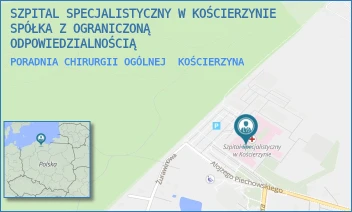 PORADNIA CHIRURGII OGÓLNEJ - SZPITAL SPECJALISTYCZNY W KOŚCIERZYNIE SPÓŁKA Z OGRANICZONĄ ODPOWIEDZIALNOŚCIĄ - UL. A. PIECHOWSKIEGO 36,  KOŚCIERZYNA