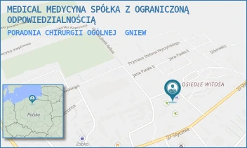 PORADNIA CHIRURGII OGÓLNEJ - MEDICAL MEDYCYNA SPÓŁKA Z OGRANICZONĄ ODPOWIEDZIALNOŚCIĄ - OSIEDLE WITOSA 10,  GNIEW