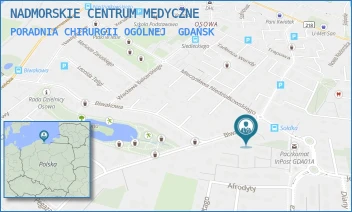 PORADNIA CHIRURGII OGÓLNEJ - NADMORSKIE CENTRUM MEDYCZNE SPÓŁKA Z OGRANICZONĄ ODPOWIEDZIALNOŚCIĄ - UL. BIWAKOWA 3,  GDAŃSK