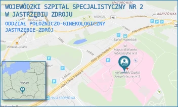 ODDZIAŁ POŁOŻNICZO-GINEKOLOGICZNY - WOJEWÓDZKI SZPITAL SPECJALISTYCZNY NR 2 W JASTRZĘBIU ZDROJU - UL. ALEJA JANA PAWŁA II 7,  JASTRZĘBIE-ZDRÓJ