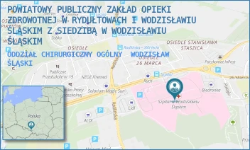 ODDZIAŁ CHIRURGICZNY OGÓLNY - SZPITAL POWIATOWY W WODZISŁAWIU ŚLĄSKIM - UL. 26 MARCA 51,  WODZISŁAW ŚLĄSKI