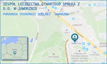 PORADNIA CHIRURGII OGÓLNEJ - ZESPÓŁ LECZNICTWA OTWARTEGO SPÓŁKA Z O.O. W JAWORZNIE - UL. GRUNWALDZKA 235,  JAWORZNO