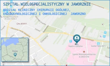 ODDZIAŁ KLINICZNY CHIRURGII OGÓLNEJ, ENDOKRYNOLOGICZNEJ I ONKOLOGICZNEJ - SZPITAL WIELOSPECJALISTYCZNY W JAWORZNIE - UL. JÓZEFA CHEŁMOŃSKIEGO 28,  JAWORZNO