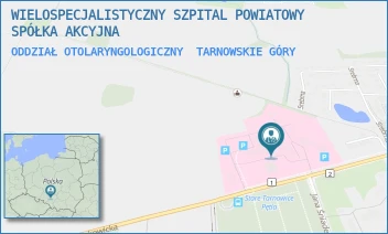 ODDZIAŁ OTOLARYNGOLOGICZNY - WIELOSPECJALISTYCZNY SZPITAL POWIATOWY SPÓŁKA AKCYJNA - UL. PYSKOWICKA 47-51,  TARNOWSKIE GÓRY