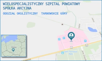 ODDZIAŁ OKULISTYCZNY - WIELOSPECJALISTYCZNY SZPITAL POWIATOWY SPÓŁKA AKCYJNA - UL. PYSKOWICKA 47-51,  TARNOWSKIE GÓRY