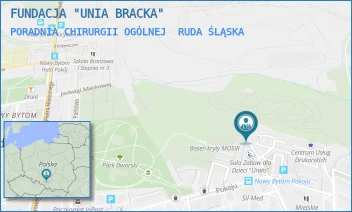PORADNIA CHIRURGII OGÓLNEJ - FUNDACJA "UNIA BRACKA" - UL. POKOJU 13,  RUDA ŚLĄSKA
