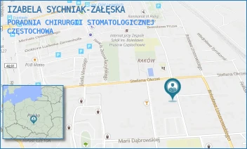 PORADNIA CHIRURGII STOMATOLOGICZNEJ - IZABELA SYCHNIAK-ZAŁĘSKA - ŁUKASIŃSKIEGO 86,  CZĘSTOCHOWA