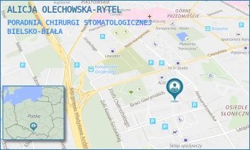 PORADNIA CHIRURGI STOMATOLOGICZNEJ - ALICJA OLECHOWSKA-RYTEL - UL. BRACI GIERYMSKICH 5,  BIELSKO-BIAŁA