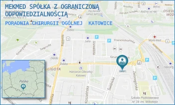 PORADNIA CHIRURGII OGÓLNEJ - MEKMED SPÓŁKA Z OGRANICZONĄ ODPOWIEDZIALNOŚCIĄ - UL. PANEWNICKA 5,  KATOWICE