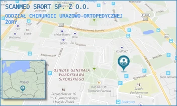 ODDZIAŁ CHIRURGII URAZOWO-ORTOPEDYCZNEJ - SCANMED SPORT SP. Z O.O. - UL. BANKOWA 2,  ŻORY