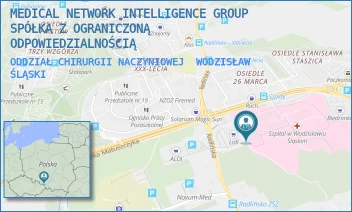 ODDZIAŁ CHIRURGII NACZYNIOWEJ - MEDICAL NETWORK INTELLIGENCE GROUP SPÓŁKA Z OGRANICZONĄ ODPOWIEDZIALNOŚCIĄ - UL. 26 MARCA 53A,  WODZISŁAW ŚLĄSKI