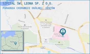 PORADNIA CHIRURGII OGÓLNEJ - SZPITAL ŚW. LEONA SP. Z O.O. - SZPITALNA 4/SZP,  OPATÓW