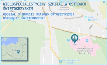 ODDZIAŁ CHIRURGII URAZOWO ORTOPEDYCZNEJ - WIELOSPECJALISTYCZNY SZPITAL W OSTROWCU ŚWIĘTOKRZYSKIM - SZYMANOWSKIEGO 11,  OSTROWIEC ŚWIĘTOKRZYSKI