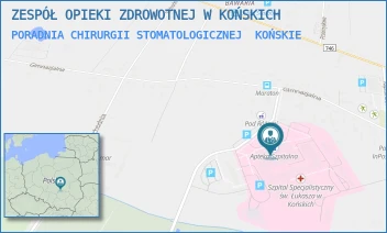 PORADNIA CHIRURGII STOMATOLOGICZNEJ - ZESPÓŁ OPIEKI ZDROWOTNEJ W KOŃSKICH - GIMNAZJALNA 41B,  KOŃSKIE