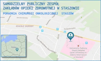 PORADNIA CHIRURGII ONKOLOGICZNEJ - SAMODZIELNY PUBLICZNY ZESPÓŁ ZAKŁADÓW OPIEKI ZDROWOTNEJ W STASZOWIE - 11 LISTOPADA 78,  STASZÓW