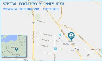 PORADNIA CHIRURGICZNA - SZPITAL POWIATOWY W CHMIELNIKU - KIELECKA 18,  CHMIELNIK