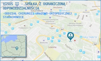 -ODDZIAŁ CHIRURGII URAZOWO-ORTOPEDYCZNEJ - VISUS II - SPÓŁKA Z OGRANICZONĄ ODPOWIEDZIALNOŚCIĄ - MEDYCZNA 3,  STARACHOWICE