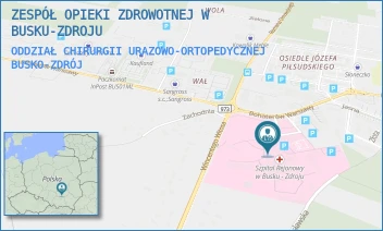 ODDZIAŁ CHIRURGII URAZOWO-ORTOPEDYCZNEJ - ZESPÓŁ OPIEKI ZDROWOTNEJ W BUSKU-ZDROJU - BOHATERÓW WARSZAWY 67,  BUSKO-ZDRÓJ