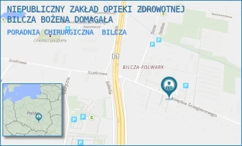 PORADNIA CHIRURGICZNA - NIEPUBLICZNY ZAKŁAD OPIEKI ZDROWOTNEJ BILCZA BOŻENA DOMAGAŁA - KSIĘDZA ŚCIEGIENNEGO 7A/-,  BILCZA