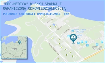 PORADNIA CHIRURGII ONKOLOGICZNEJ - "PRO-MEDICA" W EŁKU SPÓŁKA Z OGRANICZONĄ ODPOWIEDZIALNOŚCIĄ - BARANKI 24,  EŁK