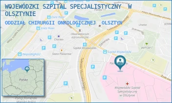ODDZIAŁ CHIRURGII ONKOLOGICZNEJ - WOJEWÓDZKI SZPITAL SPECJALISTYCZNY  W OLSZTYNIE - ŻOŁNIERSKA 18,  OLSZTYN