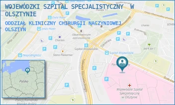 ODDZIAŁ KLINICZNY CHIRURGII NACZYNIOWEJ - WOJEWÓDZKI SZPITAL SPECJALISTYCZNY  W OLSZTYNIE - ŻOŁNIERSKA 18,  OLSZTYN