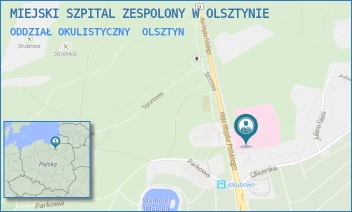 ODDZIAŁ OKULISTYCZNY - MIEJSKI SZPITAL ZESPOLONY W OLSZTYNIE - AL. WOJSKA POLSKIEGO 30,  OLSZTYN