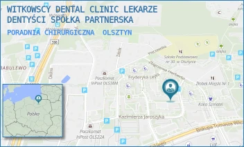 PORADNIA CHIRURGICZNA - WITKOWSCY DENTAL CLINIC LEKARZE DENTYŚCI SPÓŁKA PARTNERSKA - JAROSZYKA 8,  OLSZTYN