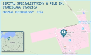 ODDZIAŁ CHIRURGICZNY - SZPITAL SPECJALISTYCZNY W PILE IM. STANISŁAWA STASZICA - RYDYGIERA 1,  PIŁA
