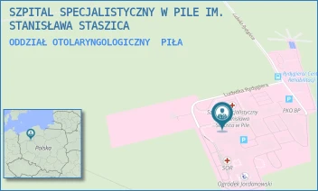 ODDZIAŁ OTOLARYNGOLOGICZNY - SZPITAL SPECJALISTYCZNY W PILE IM. STANISŁAWA STASZICA - RYDYGIERA 1,  PIŁA